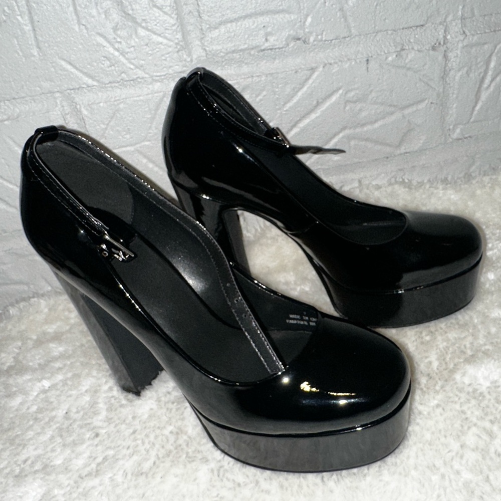 New Jeffrey Campbell Platform Mary Jane Shoes Size 7 - Picture 5 of 10